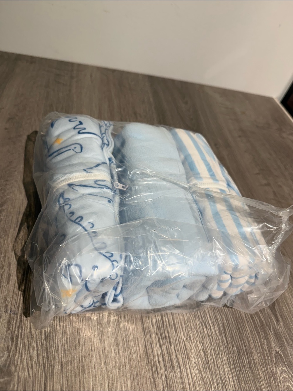 Baby Blue Sleep Sack Set - Light Blue Cozy Sleeping Bags